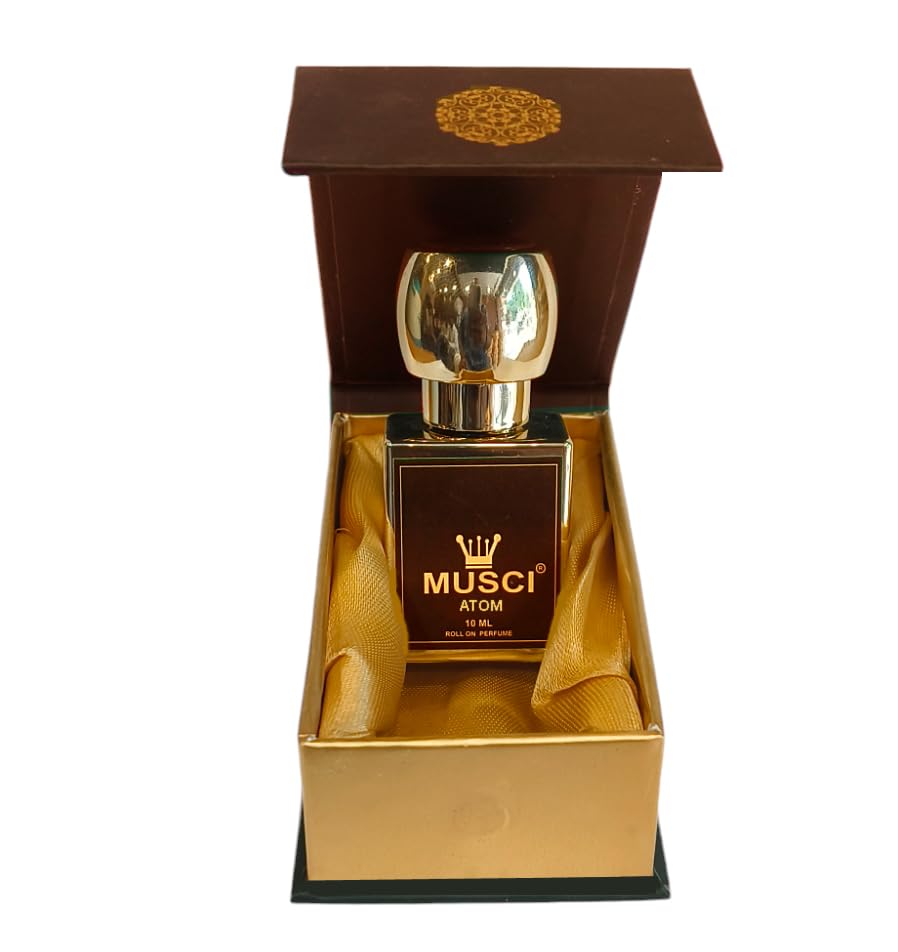 Musci Atom Roll-On Pure French Perfume oil,Attar,10 ml (Non-Alcoholic) - Image 2