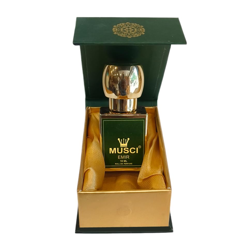 Musci Emir Roll-On Pure French Perfume oil,Attar,10 ml (Non-Alcoholic) - Image 2